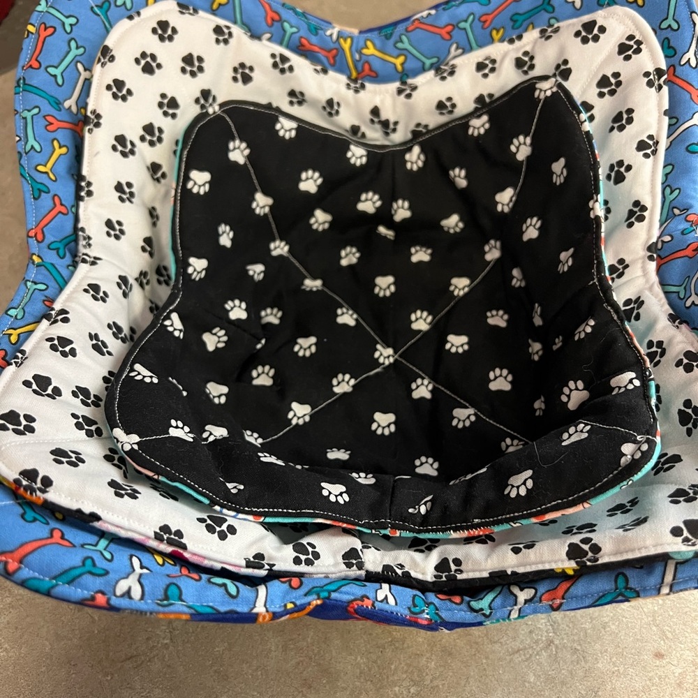 NWT Handmade Koozies 3 piece set Microwaveable